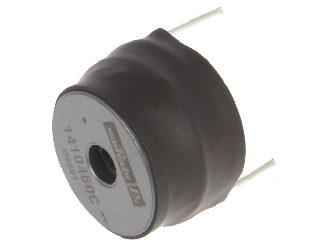 Smoorspoel: draadgewonden; THT; 100uH; 6A; 33mΩ; ±15%; Ø24,4x18,5mm Smoorspoel: draadgewonden; THT; 100uH; 6A; 33mΩ; ±15%; Ø24,4x18,5mm